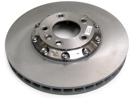 Brake disc rotor, Front. Porsche Cayenne 955 Turbo S / 957 Turbo / 957 Turbo S (OE No 95535140161 and 95535140261) - 95535140161, 95535140261