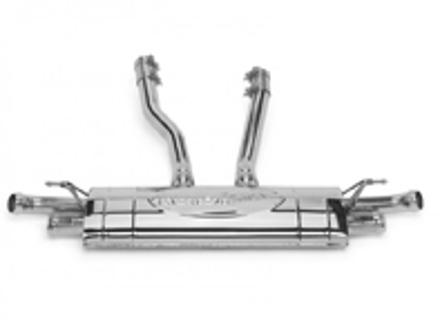 Sports exhaust rear silencer Porsche 958.2 Cayenne turbo and turbo S