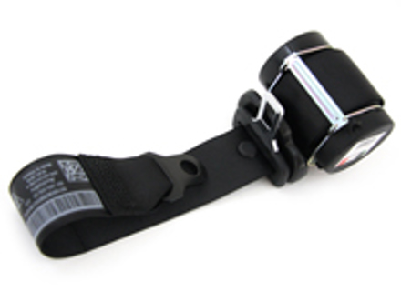 Seat belt Rear Coupe, in Black. Porsche 997.1 / 997.2 - 99780303502A23, 99780303602A23