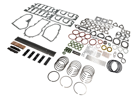 发动机重建/大修垫圈套件，适用于保时捷 Turbo 930 3.3L 1978-89 - 93010090802, 93010396800, 93010432150, 91110522206, 91110522205, 91110552951