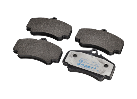 Pagid street+ 前刹车片。保时捷 996 / 997.1 / 997.2 - 99635194910, 99635194912, 99735194902, 99735194903, 99635194913 - T8224SP2001, 23139, 2474