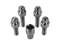 Locking wheel bolt kit (+7mm/+15mm longer). Chrome plated for Porsche - 99736198009, PAF009593, 99136105700, WHT006980C, WHT006980A, 9A700698000 Locking wheel bolt kit (+7mm/+15mm longer). Chrome plated for Porsche - 99736198009, PAF009593, 99136105700, WHT006980C, WHT006980A, 9A700698000