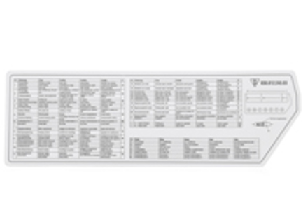 Fusibile e relè della scheda componenti. Porsche 911Turbo (1989) - 93061224303