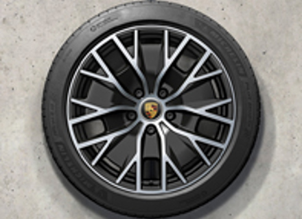20' Taycan Turbo S Aero Design Alloy Wheels & Summer Tyres Original Porsche - 9J1073650F