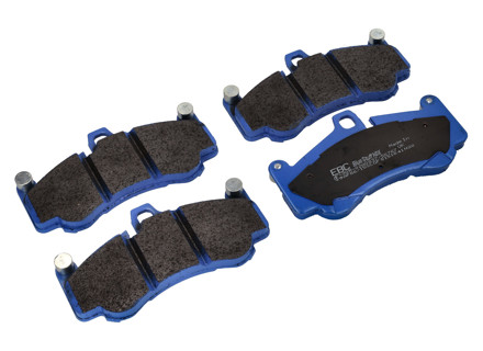 Plaquettes de frein EBC Blue NDX RACE Avant. Porsche 996 GT2/GT3 / 997 Turbo/GT3 - 99635194800, 99635194802, 99735194700, 99735194701, 9735194702 - DP51516NDX