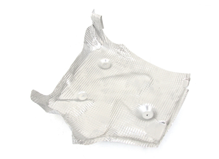 Rear bumper heat protection shield, outer. Porsche 991.2 GT3 18>> - 99150547980, 991505478080