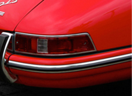 Angolo paraurti posteriore stretto in gomma e modanatura. Porsche 911 1969-73 - 90150504300, 90150504302 - 911287, 1684400406, 9455