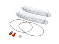 Indicatore lente Set di 2 Frontale TRASPARENTE. Porsche 944S2 / 944T - 95163116100, 95163116200 - JPS944S2-FILY-CL, 1695450610