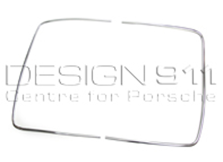 Rear screen moulding, Chrome. Porsche 911 Coupe - 90154591120, 90154591220