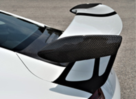 Rear wing end plates, carbon fibre. Porsche 991.1 GT3 RS - 99151246391, 99151246491 - SF/C/99151246391/GT3RS, SF/C/99151246491/GT3RS