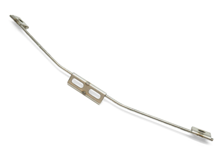 Exhaust Muffler Lower Mounting Bracket. Porsche 986 Boxster - 99611124201