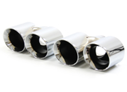 DesignTek Exhaust tail pipes twin round design, Chromed for Porsche 997.2 - 99711115130, 99711135130, 99711198330, 99711199140, 99711115230, 99711198430, 99711198234, 99711198134 DesignTek Exhaust tail pipes twin round design, Chromed for Porsche 997.2 - 99711115130, 99711135130, 99711198330, 99711199140, 99711115230, 99711198430, 99711198234, 99711198134