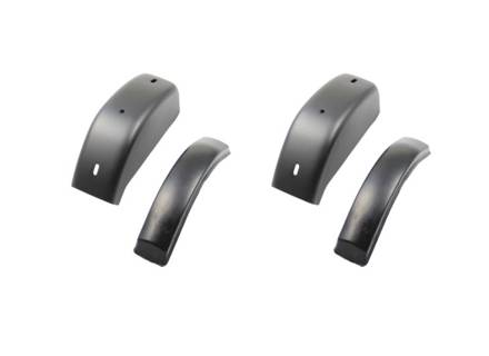 Rear bumper horn / over rider with rubber moulding. Porsche 911/912 1965-73 - 90150503326, 91150503302, 90150590321 - BMP11.1.132