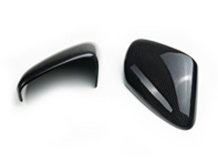 TechArt carbon fibre right hand drive door mirror trims. Porsche 992 - 092.121.330.009G, 092.121.330.009M
