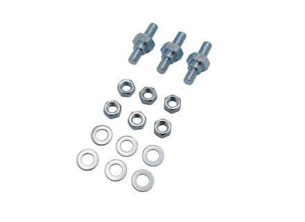 Montageset met bouten voor mistlampunit. Porsche 928 S4 / 928 GT / 928 GTS / 944 S2 / 944 Turbo - 95163125100, 95163125200, 92863144900, 92863145000 - L1074