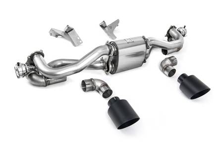 Milltek GPF-Back Valved Exhaust System With Cerakote Black GT-115 Tailpipes. Porsche 718 Boxster / Cayman / GT4 2020>> - 982251053F, 982251053H, 982251053K, 982251053E, 982251053D, 982251053G - SSXPO190