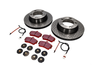 Brake Disc Package with Sport EBC Brake Pads Porsche 997 C2 3.6L - DP31208C, 99635240104BRE, 99635240104, 99661236501, 99635208600, 99635208602 Brake Disc Package with Sport EBC Brake Pads Porsche 997 C2 3.6L - DP31208C, 99635240104BRE, 99635240104, 99661236501, 99635208600, 99635208602