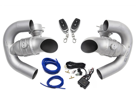 Conversion du silencieux d'échappement SOUL, à soupapes. Porsche 986 Boxster - POR.986.VMBC, 99611112106, 99611112107, 99611114105, 99611114202, 99611114211, 99611115101, 00004420009, 00004420010, 00004420011, 00004420012 - POR.986.VMBC