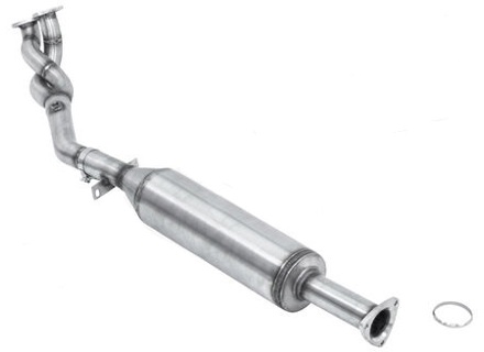 Downpipe with front silencer for - Porsche 944 S2 3.0ltr M44-41 CARGRAPHIC N-GT - 94411198707, 94411198502, 94411198101