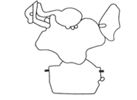 Guarnizione flangia carter. Porsche 958 Cayenne Diesel / 970 Panamera Diesel - 95810116102, 95810116101, 122.472