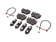 Kit pastiglie freno ANTERIORI, sensori, spessori Porsche Boxster 986 S 3.2L ABS - 99635294903, 99635108802, 99661236501