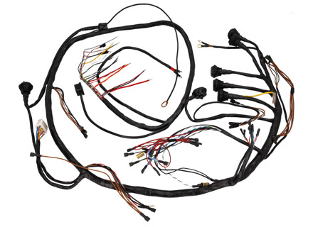 Luggage compartment wiring harness loom. Porsche 911 SC - 91161200214, 91161206004