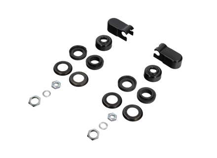 Kit de fixation pour bras d'essuie-glace avant avec capuchon. Porsche 911 / 930 / 914 - 90162892600, 92862862300, 90162892301, 90162892400