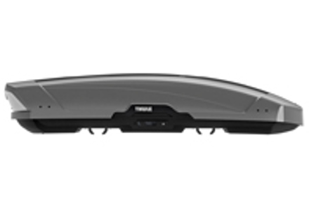 Dakkoffer Thule Motion XT L 450L Titan Glossy voor Porsche Cayenne / Panamera / Macan / Taycan / 991 / 992 / 997 / 996 - 629700, 95804400012, 95804400013