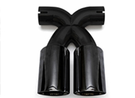 排气豪华双风格尾管黑色镀铬。保时捷 987.2 Boxster / Cayman - 98711125730, 98711125831, 98711198130, 98711125860