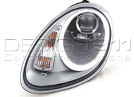 HEADLAMP HALOGEN + PROJECTOR AURORA LIGHT Porsche 987 05-08 SILVER LHD - 987631011SL
