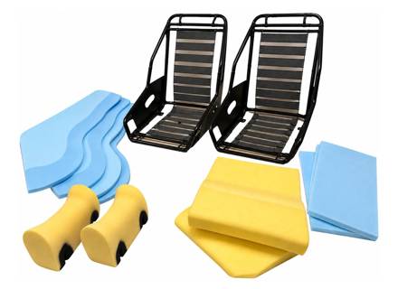 Kit telaio sedile TransAm, cinture di sicurezza a 3 punti. Porsche 911 / 912 / 914 / 964 1965-94