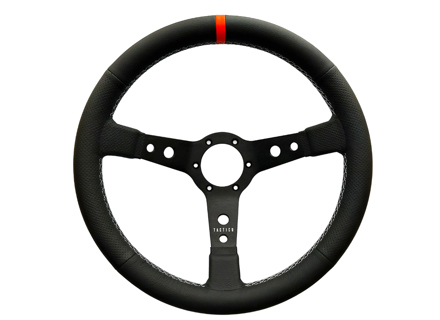 Lenkrad Eau Rouge Sport Air Cooled Leder mit orangen Blinkern 350mm. Porsche 911 / 964 / 993 / 924 / 944 / 968 / 928 - 74101, 74100