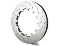 PFC replacement floating brake disc rotor 'Direct Drive V3', Front SLOTTED for Porsche 981 Cayman GT4 / 718 Cayman GT4 / 991 GT3 - 380.34.0062.451, 380.34.0062.461 PFC replacement floating brake disc rotor 'Direct Drive V3', Front SLOTTED for Porsche 981 Cayman GT4 / 718 Cayman GT4 / 991 GT3 - 380.34.0062.451, 380.34.0062.461