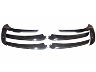 Front bumper air outlet inserts, carbon fibre. Porsche 991,1 Turbo - 99150552502G2X - SF/C/99104480076/TB