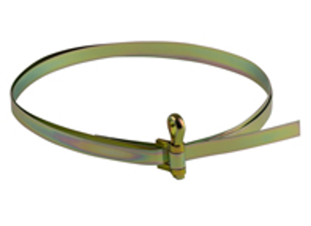 Bande métallique pour couvercle de transmission. Porsche 914 - 91442450301 - OEM91442450301