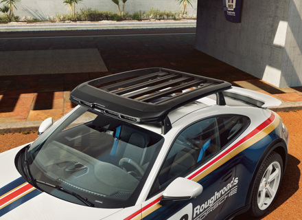 Cesta portaequipajes con faros auxiliares. Porsche 911 (992) DAKAR - 992044885