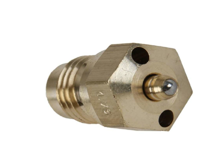 Vlotterventiel met kogel 1,75 mm voor Solex 40 PII-4 carburateur. Porsche 356 B/C / 912 - 61610097100, 61610097101 - BP PS9326FV