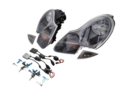 Koplamp Helder en HID Kit Porsche 986 Boxster / 996 - 98663113221, 98663113121, 99663104502, 99663104602, HIDH7PRO6K