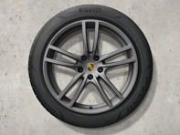 Cerchi in lega Cayenne Turbo da 21" colore Grigio Vesuvio e pneumatici estivi Originali Porsche - 9Y0044643K Cerchi in lega Cayenne Turbo da 21" colore Grigio Vesuvio e pneumatici estivi Originali Porsche - 9Y0044643K
