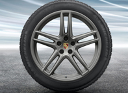 Cerchi in lega da 20' Macan Turbo e pneumatici invernali originali Porsche - 95B044631F, 95B044641F