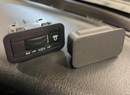 Switch blank cover. Porsche 964 / 993 - 911613CVR