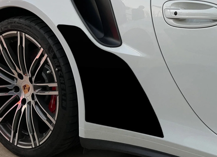 MagnaFin Magnetische Steinschlagschutzfolien. Porsche 991 Turbo / Turbo S 2014-19 - 99150483501, 99150483601, 99150483506, 99150483606 - MF991WB CF HE, MF991WB DB HE