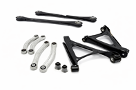 Satz oberer und unterer Querlenker für die Hinterachse. Porsche 958.1 Cayenne GTS / 958.2 Cayenne - 95831104111, 95831104110, 95831104211, 95831104210, 95533104900, 95533105000, 7L0505397, 7L0505398, 95533104710, 7L0505323A, 95833104500, 95833104600, 95834158800