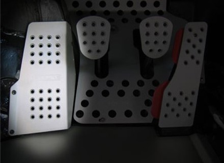 Rennline Aluminium Dead Pedal Perforated. Porsche 914 - P12