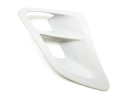 Rear 1/4 panel air intake grill frame. Porsche 997 Turbo MKI / MKII - 99750436101G2X, 99750436201G2X
