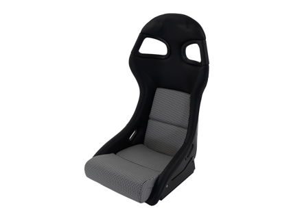 Track-Schalensitz - DTX-RELAISIERUNG, PVC-Leder mit Hahnentrittmuster in der Mitte - 9997809100, 9997809110 - JT-B62-HT