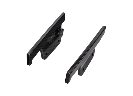 Rennline 鹅颈式后扰流板拆除套件。适用于保时捷 992 GT3 - 9GT827465C, 9GT827466C