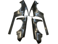 Kit carrozzeria parafango svasato interamente in fibra di carbonio. Modelli Porsche 911 dal 1974 al 993