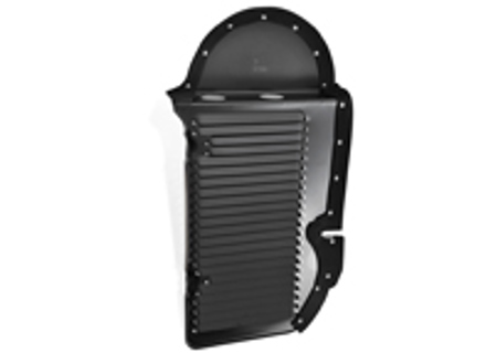 Afdekplaat voor oliekoeler, RECHTS. Porsche 911 2,0S / 2,2S 1969-71 - 91110708500, 91110719100, 90110719200