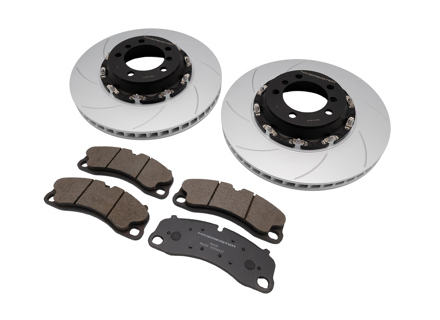 Floating brake disc and pad kit FRONT. Porsche 991 GT3 / 981 GT4 / 718 GT4 / 718 Spyder - 98135140581, 98135140681, 98135140580, 98135140680, 99135140581, 99135140681, 99135194782, 99135194783, 99135194784, 9GT698151G, 99135194781 - 9M9GT615301N, 9M99135194784